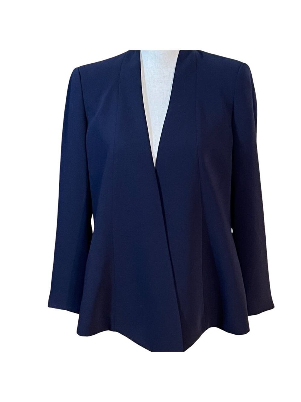 NWT FOLD Le Marais Navy Wrap Jacket Sz-10